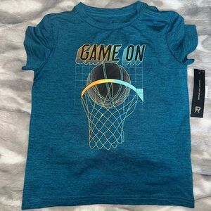 Runway Toddler Quick Dry Blue T-Shirt